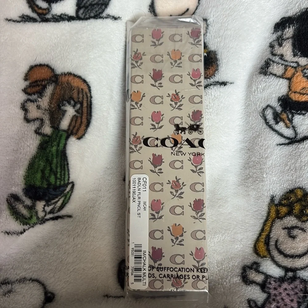 🐶✏️🐶 Coach X Peanuts Pencil Case  🐶✏️🐶 NWT 🐶✏️🐶